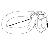 3,300 lbs Fusion Tools LockJaw Synthetic Shackle, Lifting Rated w/ KEVLAR - 17-0250XK