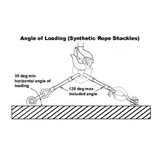 1,800 Ibs Fusion Tools LockJaw Synthetic Shackle, Lifting Rated w/ KEVLAR - 17-01880XK