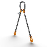 3/8" DOG DOUBLE LEG DOMESTIC ALLOY CHAIN SLING G100 - WLL 15,200 LBS