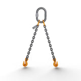 3/8" DOG DOUBLE LEG DOMESTIC ALLOY CHAIN SLING G100 - WLL 15,200 LBS