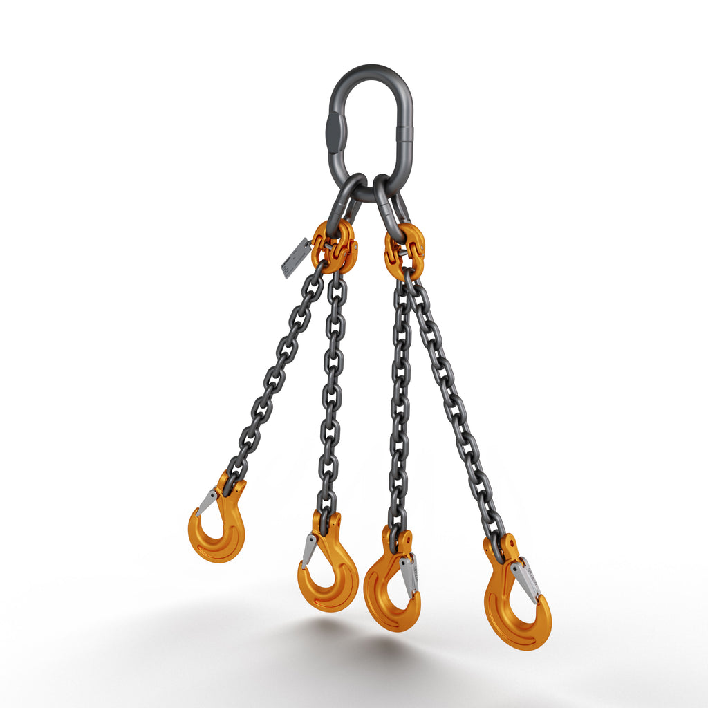 QOS FOUR LEG ALLOY CHAIN SLING G100 DOMESTIC Liftgear USA