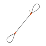 3/8" Single Leg Wire Rope Sling Standard Eyes Each End T011 - WLL: 1.4 Tons