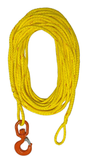 OZ Lifting 5/16" x 45' lift - Synthetic rope assembly with swivel hook with latch – OZSR.31-45