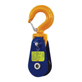 Yoke 8-502-0814-16 Light Snatch Block with Hook 8 Ton - 14" Sheave for 16mm Wire Rope