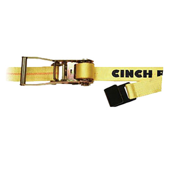 2" x 27' CINCH RITE® Ratchet Straps w/ Flat Hooks- 3500 LBS WLL