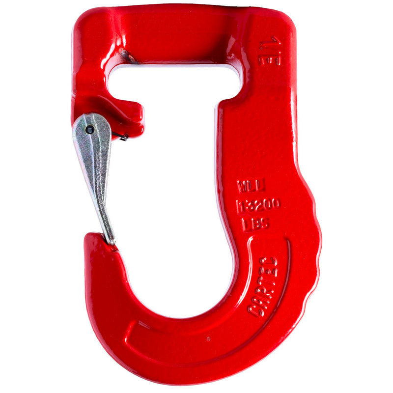 13,200 Ibs AMH Synthetic Sling Alloy Hook - Red - CJ132