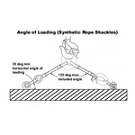 3,300 lbs Fusion Tools LockJaw Synthetic Shackle, Lifting Rated - 15-0250