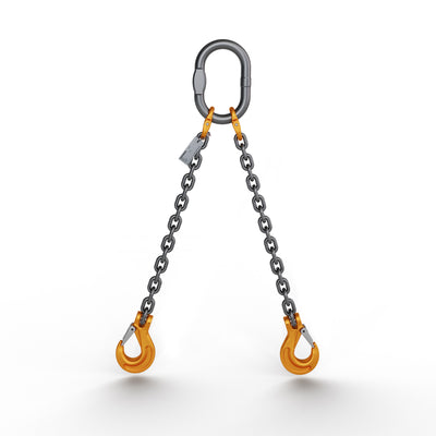 5/8" DOS DOUBLE LEG DOMESTIC ALLOY CHAIN SLING G100 - WLL 39,100 LBS