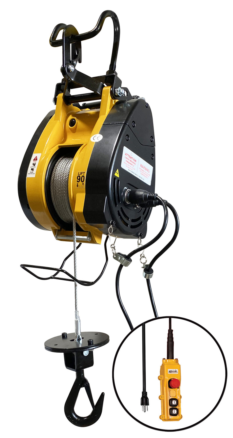 OZ Lifting 500lbs Electric Builder's Hoist with 90 ft of lift – OBH500