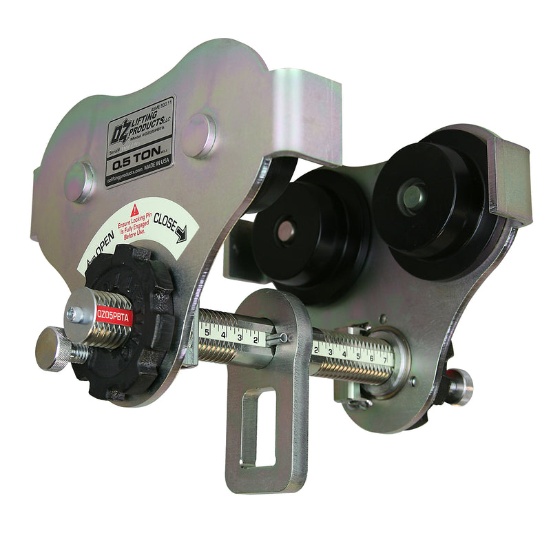 OZ Lifting .5 Ton Push Beam Trolley – OZ05PBT