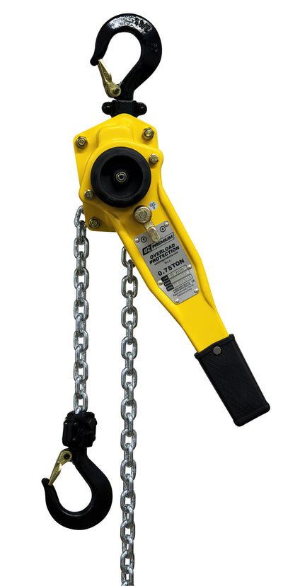 OZ Lifting 1500lbs .75 Ton Premium Lever Hoist 20 ft lift with overload protection – OZ075-20LHOP