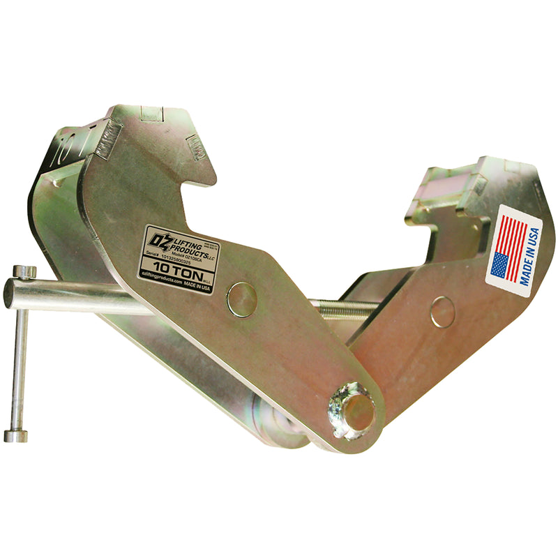 OZ Lifting 10 Ton Beam Clamp Fall Protection (Made in USA) – OZ10BCA-MR