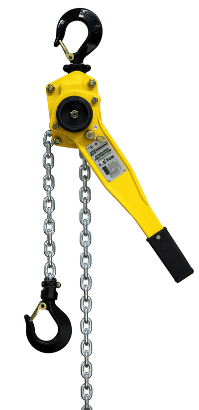OZ Lifting 3000lbs 1.5 Ton Premium Lever Hoist 20 ft lift with overload protection – OZ150-20LHOP
