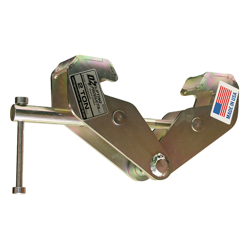 OZ Lifting 2 Ton Beam Clamp (Made in USA) – OZ2BCA