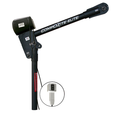 OZ Lifting 1200lbs carbon fiber Davit Crane with 115V AC Electric Winch – OZCF1200DAV-ACW