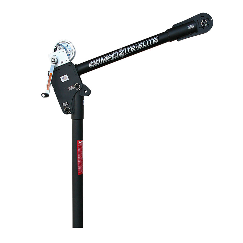 OZ Lifting 1200lbs carbon fiber Davit Crane with Carbon Steel Brake Winch – OZCF1200DAV