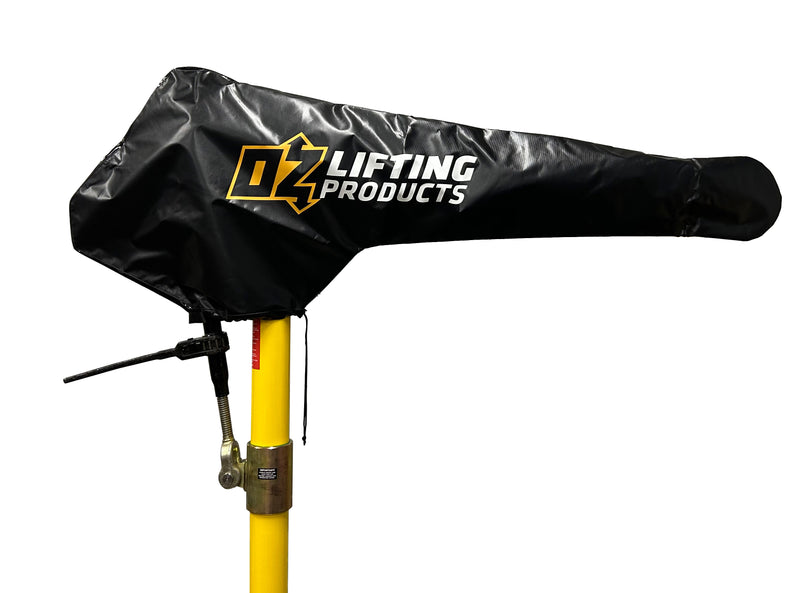 OZ Lifting Protective Davit Crane cover for OZ500DAV, OZA500DAV, OZTP500DAV, OZ1000DAV, OZA1000DAV, OZ1200DAV, OZCF1200DAV, and OZTP1200DAV davit cranes – OZDAV-C1