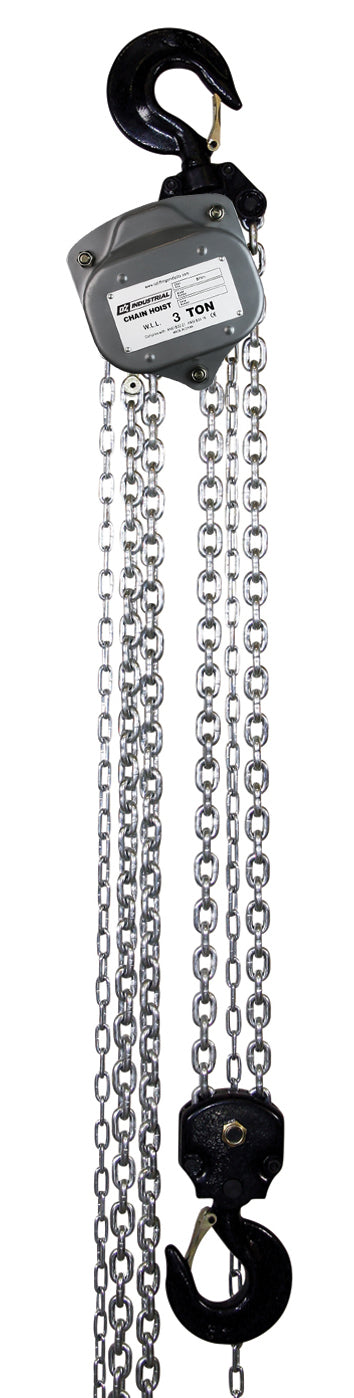 OZ Lifting 6000lbs 3 Ton Industrial Lever Hoist 30 ft lift – OZIND030-30CH