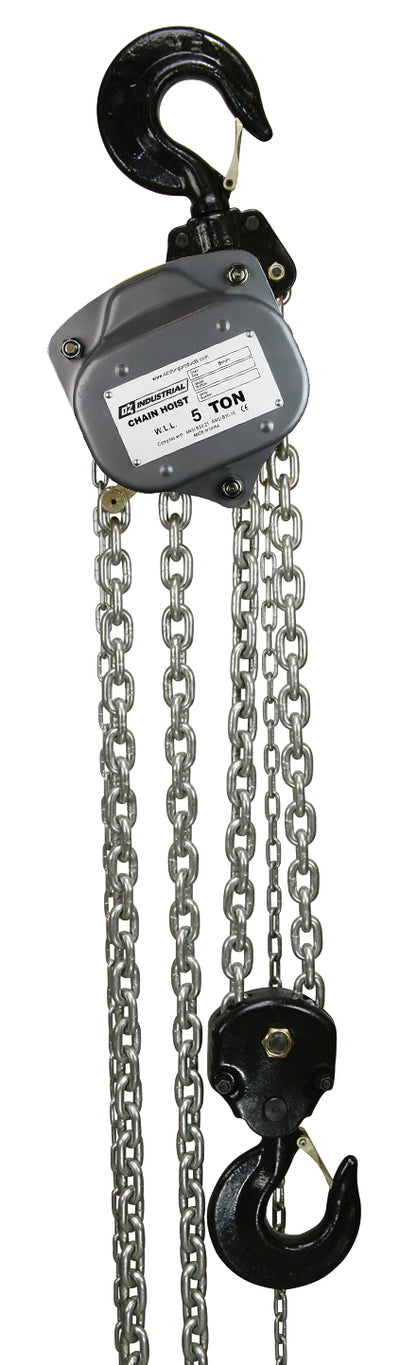 OZ Lifting 10000lbs 5 Ton Industrial Lever Hoist 30 ft lift – OZIND050-30CH