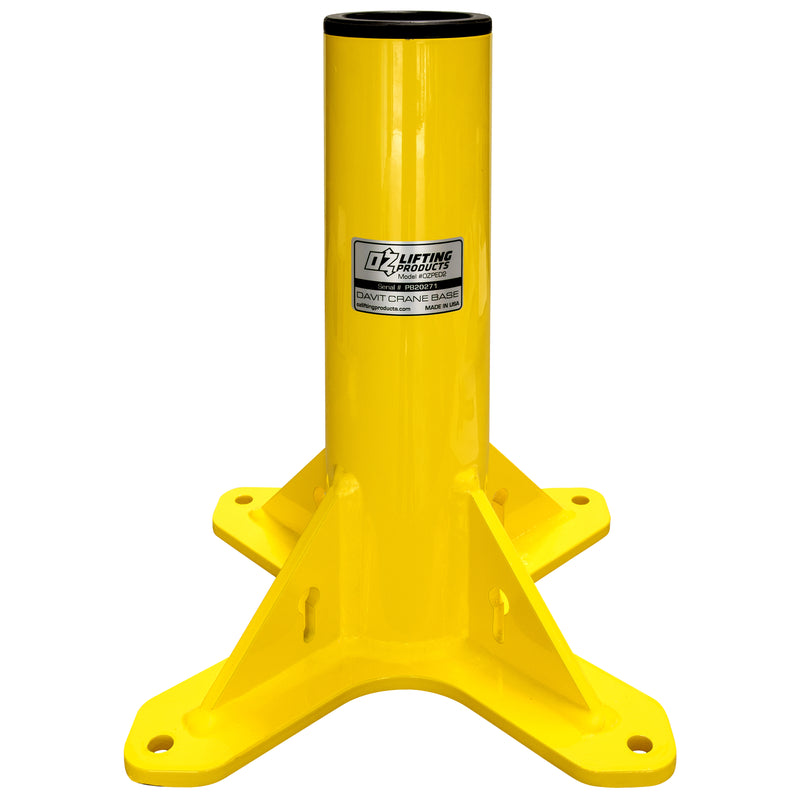 OZ Lifting Pedestal base for OZ1000DAV and OZCF1200DAV davit cranes – OZPED2