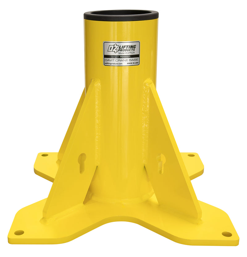 OZ Lifting Pedestal base for OZ2500DAV and OZTP2500DAV davit cranes – OZPED4