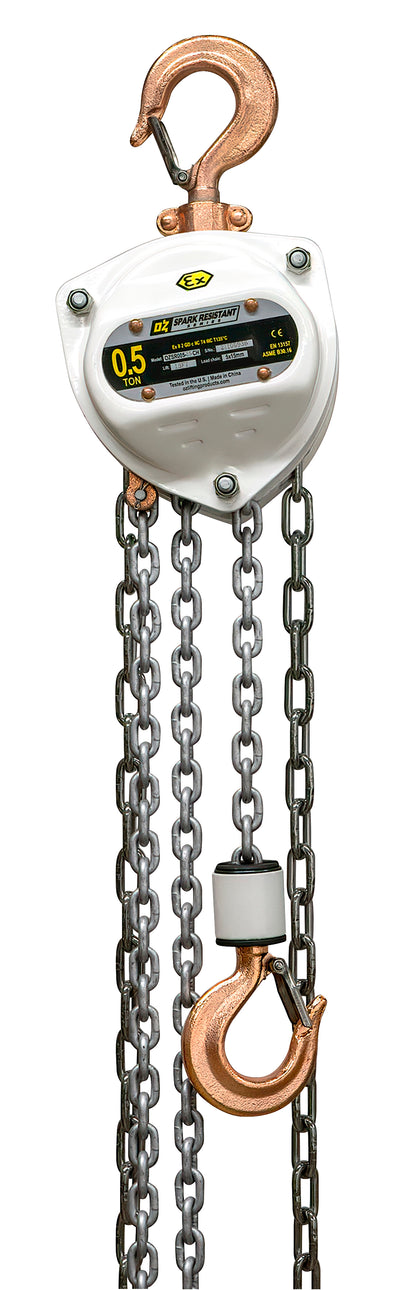 OZ Lifting 1000lbs Spark Resistant Chain Hoist – OZSR005-30CH