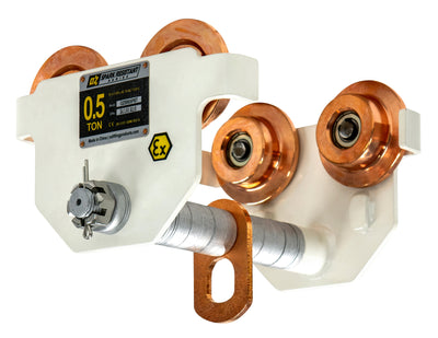 OZ Lifting .5 Ton Spark Resistant Push Beam Trolley – OZSR05PBT