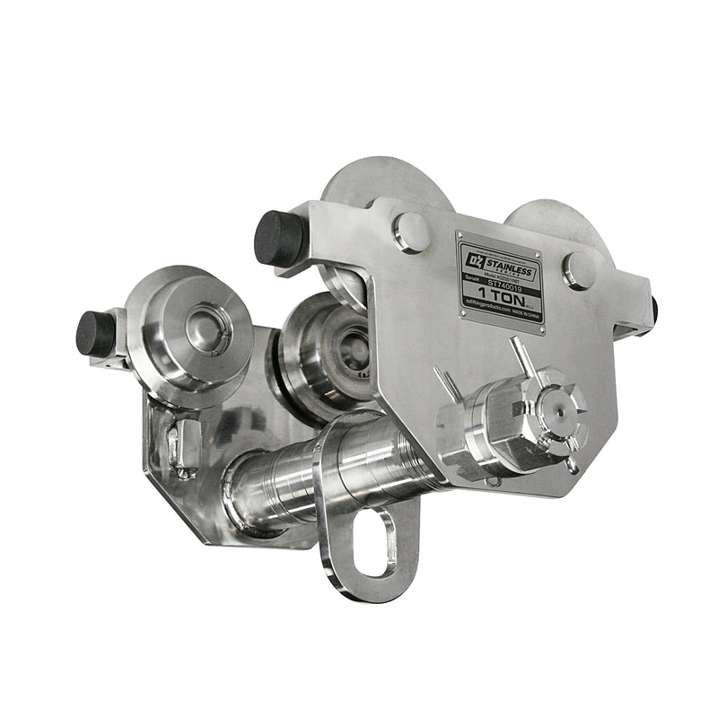 OZ Lifting .5 Ton Stainless Steel Push Beam Trolley – OZSS05PBT