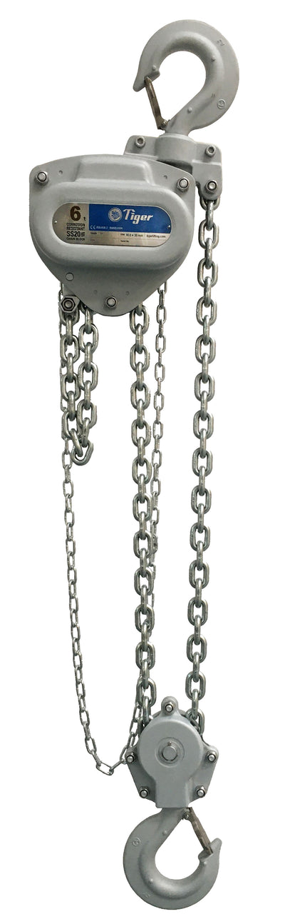 Tiger Subsea Corrosion Resistant Chain Block - SS20 Series