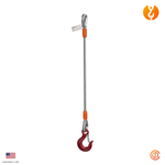 1" Single Leg Thimble-Hook Wire Rope Sling
