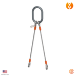 3/8" Two Leg Thimble-Eye Wire Rope Sling