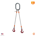 1" Two Leg Eye-Hoist Hook Wire Rope Sling