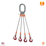 1" Four Leg Eye-Hoist Hook Wire Rope Sling