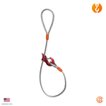 1" Single Leg Sliding Choker Eye-Thimble Wire Rope Sling