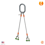 1/2" Two Leg Thimble-Shackle Wire Rope Sling