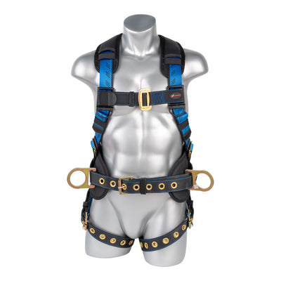 KStrong® Kapture™ Essential+ 5-Point FBH with Back Pad, TB Waist Belt and Legs, 3 D-rings (ANSI)-UFH16231GP