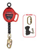 KStrong® BRUTE™ 20 ft. Cable SRL with snap hook. Includes installation carabiner and tagline (ANSI) - UFS310020