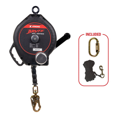 KStrong® BRUTE™ 100’ Wire Cable 3-Way Rescue Retrieval SRL-R (ANSI)-UFS310100R