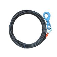 Wire Rope Winch Line - Self Locking Swivel Hook T202