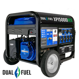 15000 Watt Dual Fuel Portable HX Generator w/ CO Alert - DuroMax