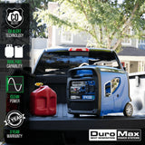 4500 Watt Dual Fuel Portable Inverter Generator w/ CO Alert - DuroMax