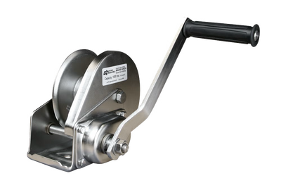 OZ Lifting 1000lbs Stainless Steel Brake Winch with drill drive adaptor – OZ1000BWSS