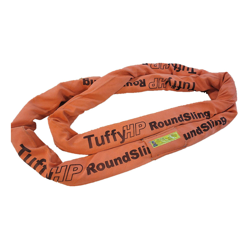 Tuffy HP Round Sling - 20,000 lb Vertical WLL (Orange)