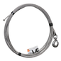 OZ Lifting 1/4" x 30' lift - Stainless Steel cable assembly with bare end with swivel hook with latch – OZSS.25-30