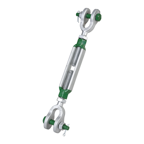 7/8" x 18" Green Pin® Jaw & Jaw Turnbuckle Galvanized BN 3.27 TON - SSGPMBGG2218