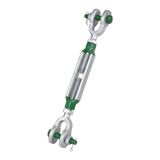 7/8" x 18" Green Pin® Jaw & Jaw Turnbuckle Galvanized BN 3.27 TON - SSGPMBGG2218